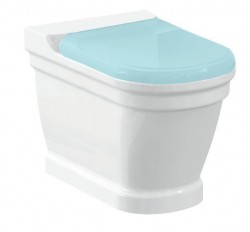 SAPHO - ANTIK WC mísa kombi, zadní/spodní odpad, 37x63cm, bílá (AN360)