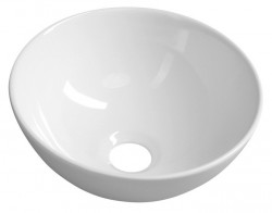 SAPHO - ASTER keramické umývátko na desku, Ø 28cm, bílá (AR499)
