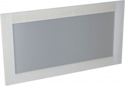 SAPHO - BRAND zrcadlo v dřevěném rámu 1300x700, starobílá (BA062)