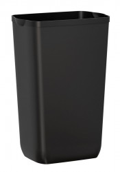 SAPHO - COLORED odpadkový koš nástěnný 23l, ABS, Soft Touch, černá mat (A74201NE)