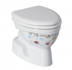 SAPHO - KID WC mísa kombi, spodní odpad, dekor (CK300-11CB00E-FF00)