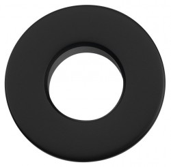 SAPHO - Kovová krytka přepadu umyvadla, 30 černá mat (AR911)