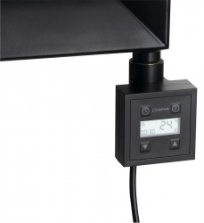 SAPHO - KTX topná tyč s termostatem, 200 W, černá mat (KTX-B-200)