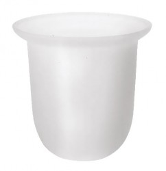 SAPHO - Miska na WC štětku pro X-ROUND/Trend-i/X-STEEL, XS301 mléčné sklo (NDX310)