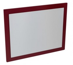 SAPHO - MITRA zrcadlo v rámu 720x520x40, bordó (MT193)