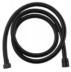 SAPHO - POWERFLEX kovová sprchová hadice, 150cm, černá mat (FLEX156)