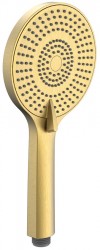 SAPHO - Ruční masážní sprcha, 3 režimy sprchování, průměr 120 ABS/zlato mat (SK879GB)