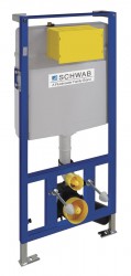SAPHO - SCHWAB DUPLO WC 199 podomítková nádržka pro suchou montáž 3/6l, DN110 (T02-2113-0250)