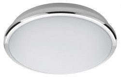 SAPHO - SILVER stropní LED svítidlo,  ø 28cm, 10W, 230V, studená bílá, chrom (AU463)