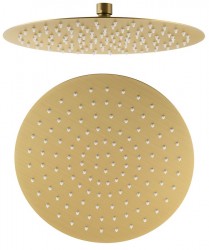 SAPHO - SLIM hlavová sprcha, průměr 300, zlato mat (MS573GB)