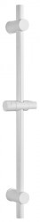 SAPHO - Sprchová tyč, posuvný držák, kulatá, 700, bílá mat (SC014)