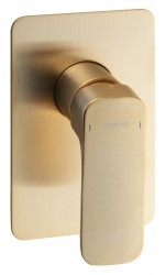 SAPHO - SPY podomítková sprchová baterie, 1 výstup, zlato mat (PY41/19)