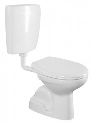 SAPHO - WC kombi, dvojtlačítko 4,5/6l, spodní odpad, bílá (TP3406)