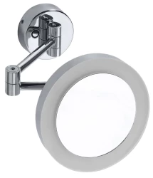 SAPHO - X-ROUND kosmetické zrcátko závěsné LED, Ø 200, chrom (XR016)