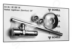 SCHELL - Comfort Sada rohových regulačních ventilů, chrom (050200699)