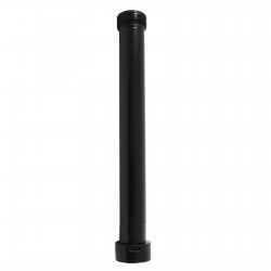 SLEZAK-RAV - Prodloužení k tyči ke sprchovému kompletu, Barva: černá matná, Rozměr: 30 cm (MD0685-30CMAT)