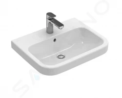 VILLEROY & BOCH - Architectura Umyvadlo 550x470 mm, s přepadem, otvor pro baterii, CeramicPlus, alpská bílá (418855R1)