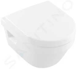 VILLEROY & BOCH - Architectura Závěsné WC Compact se se dátkem SoftClosing, DirectFlush, CeramicPlus, alpská bílá (4687HRR1)