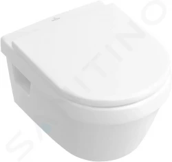 VILLEROY & BOCH - Architectura Závěsné WC, zadní odpad, DirectFlush, CeramicPlus, alpská bílá (5684R0R1)