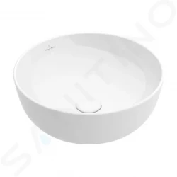 VILLEROY & BOCH - Artis Umyvadlo na desku, průměr 430 mm, CeramicPlus, Stone White (417943RW)