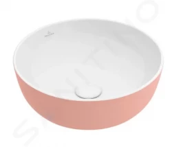 VILLEROY & BOCH - Artis Umyvadlo na desku, průměr 430 mm, Powder (417943BCT0)