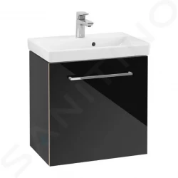 VILLEROY & BOCH - Avento Umyvadlová skříňka, 530x514x352 mm, 1 dvířka, Crystal Black (A88800B3)