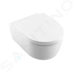 VILLEROY & BOCH - Avento Závěsné WC se sedátkem SoftClosing, DirectFlush, CeramicPlus, Stone White (5656HRRW)