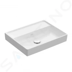 VILLEROY & BOCH - Collaro Umyvadlo 550x440 mm, bez přepadu, bez otvoru pro baterii, alpská bílá (4A335801)