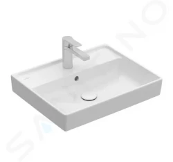 VILLEROY & BOCH - Collaro Umyvadlo 550x440 mm, s přepadem, otvor pro baterii, alpská bílá (4A335501)