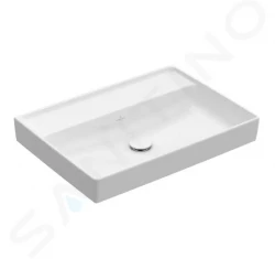 VILLEROY & BOCH - Collaro Umyvadlo 650x470 mm, bez přepadu, bez otvoru pro baterii, alpská bílá (4A336801)