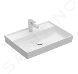 VILLEROY & BOCH - Collaro Umyvadlo 650x470 mm, bez přepadu, otvor pro baterii, alpská bílá (4A336601)