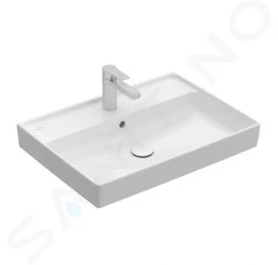 VILLEROY & BOCH - Collaro Umyvadlo 650x470 mm, s přepadem, otvor pro baterii, alpská bílá (4A336501)