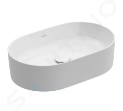 VILLEROY & BOCH - Collaro Umyvadlo na desku, 560x360 mm, CeramicPlus, Stone White (4A1956RW)