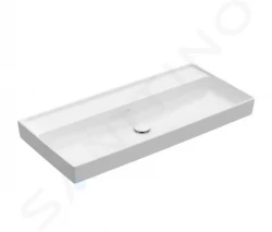 VILLEROY & BOCH - Collaro Umyvadlo nábytkové 1000x470 mm, bez přepadu, bez otvoru pro baterii, CeramicPlus, alpská bílá (4A33A3R1)