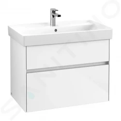 VILLEROY & BOCH - Collaro Umyvadlová skříňka, 754x546x444 mm, 2 zásuvky, Glossy White (C01000DH)