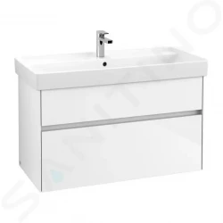 VILLEROY & BOCH - Collaro Umyvadlová skříňka, 954x546x444 mm, 2 zásuvky, Glossy White (C01100DH)