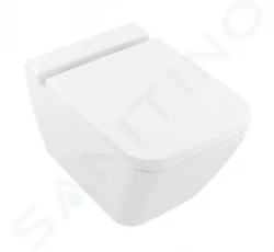 VILLEROY & BOCH - Finion Závěsné WC, DirectFlush, CeramicPlus, Stone White (4664R0RW)