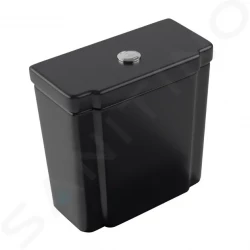 VILLEROY & BOCH - Hommage Splachovací nádržka, boční napouštění, CeramicPlus, TitanGlaze, Pure Black (772111R7)