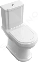 VILLEROY & BOCH - Hommage WC kombi mísa, 370x725 mm, CeramicPlus, bílá (666210R1)