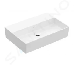 VILLEROY & BOCH - Memento 2.0 Umyvadlo 500x420 mm, bez přepadu, bez otvoru pro baterii, alpská bílá (4A225301)