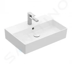 VILLEROY & BOCH - Memento 2.0 Umyvadlo 500x420 mm, s přepadem, otvor pro baterii, alpská bílá (4A225001)