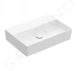 VILLEROY & BOCH - Memento 2.0 Umyvadlo 600x420 mm, bez přepadu, bez otvoru pro baterii, CeramicPlus, alpská bílá (4A226FR1)