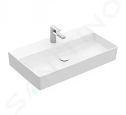 VILLEROY & BOCH - Memento 2.0 Umyvadlo 800x470 mm, bez přepadu, otvor pro baterii, alpská bílá (4A228101)