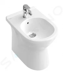 VILLEROY & BOCH - O.novo Stojící bidet 360x560x400 mm, 1 otvor pro baterii, alpská bílá (54610001)