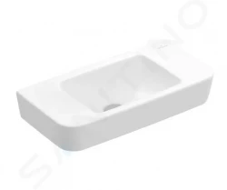 VILLEROY & BOCH - O.novo Umývátko Compact 500x250 mm, bez přepadu, bez otvoru pro baterii, alpská bílá (43425301)