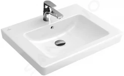 VILLEROY & BOCH - Subway 2.0 Umyvadlo 650x470 mm, s přepadem, otvor pro baterii, alpská bílá (7113KG01)