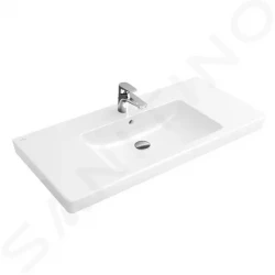 VILLEROY & BOCH - Subway 2.0 Umyvadlo nábytkové 1000x470 mm, s přepadem, otvor pro baterii, alpská bílá (71751G01)