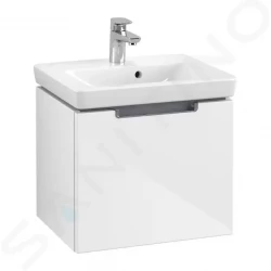 VILLEROY & BOCH - Subway 2.0 Umyvadlová skříňka, 485x420x380 mm, 1 zásuvka, Glosy White (A68510DH)