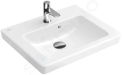 VILLEROY & BOCH - Subway 2.0 Umývátko nábytkové 500x400 mm, s přepadem a otvorem pro baterii, bílá (73155G01)