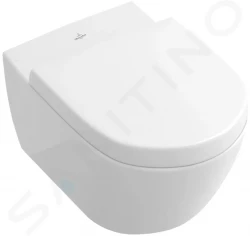 VILLEROY & BOCH - Subway 2.0 Závěsné WC, Aquareduct, alpská bílá (56001001)